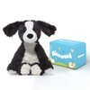 Niceween Stuffed Animals Border Collie Plush Toy 9.4-Inch Dog Stuffed Animal Soft and Cuddly for Boys and Girls Plush Toys, Black/White