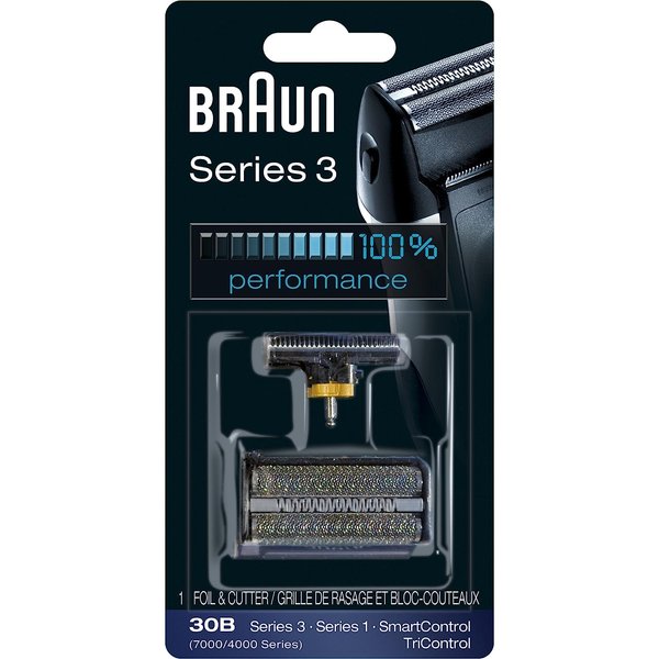 Braun Series 3 Old Generation Electric Shaver Replacement Head - 30B - Compatible with Electric Razors SmartControl, TriControl, 340, 330, 320, 310, 300