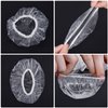 200 Pack Clear Disposable Ear Protectors Waterproof Ear Covers for Hair Dye, Shower, Bathing