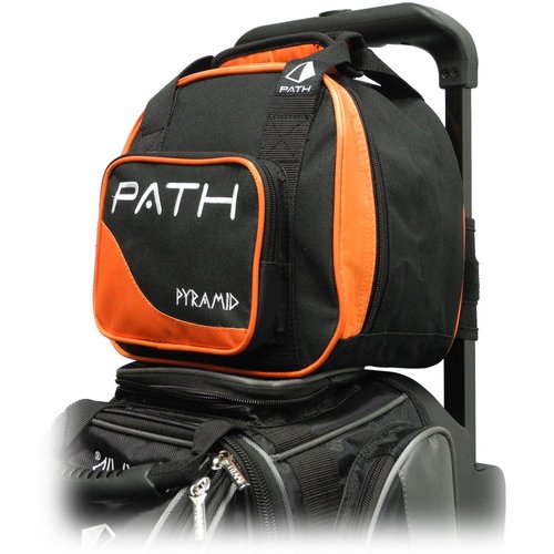 Pyramid Path Plus One Spare Tote Bowling Bag (Black/Orange)