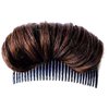 Dark Brown Hair Bun Invisible False Hair Clip, Hair Base Bump Fluffy Hair Pad Styling Fluffy Princess Styling Increased Hair Pad Hair Bun and Crown Shapers Hair Accessories Hair Care
