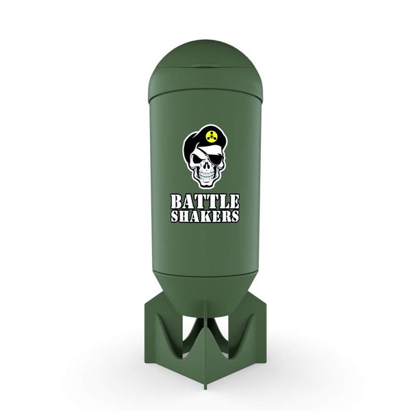 Battle Shakers Bomb Shaker Cup | 20 Oz Leak-Proof Shaker Bottle | Protein Cup with Storage Compartment | Dishwasher Safe & BPA Free Sports Bottle