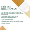 Clean + Easy Small Original Roll On Wax Refill for Wax Cartridge, Hygienic Depilatory Hair Removal Treatment, Removes Fine to Coarse Hairs, Perfect for Delicate Skin - 3 Packs