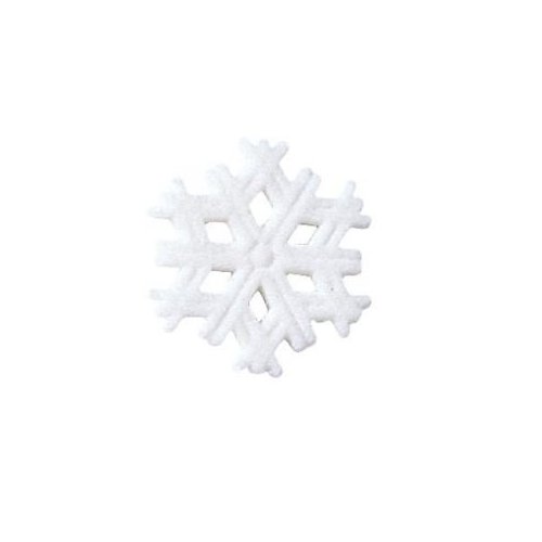 Snowflake Sugar Decorations Party Favors Cupcake 12 Count