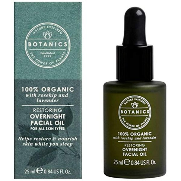 Botanics Organic Restoring Overnight Facial Oil 25ml (0.84 US Fl Oz)