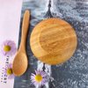 ericotry Eco Bamboo Mixing Bowl - Cute Small Facial Skin Care Mixing Bowl DIY Homemade Mini Cosmetic Tool Sets