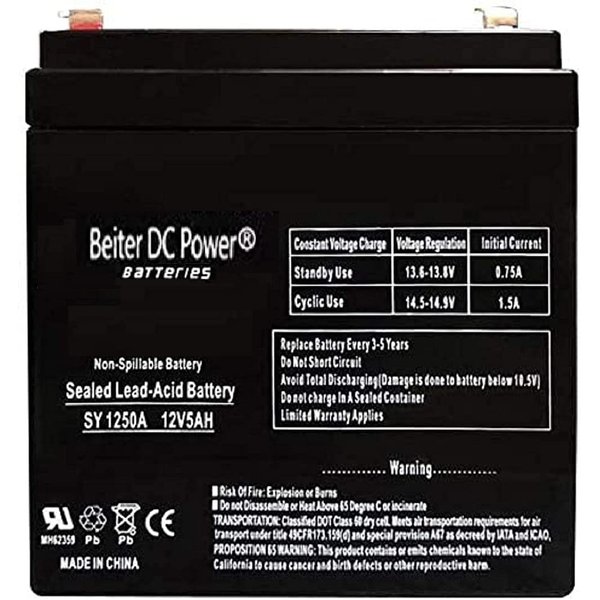 Liftmaster 8550 485LM Battery and 41A6357-1 Battery-Works with Liftmaster 3850 Stop The beeping Now! Order Today! Beiter DC Power