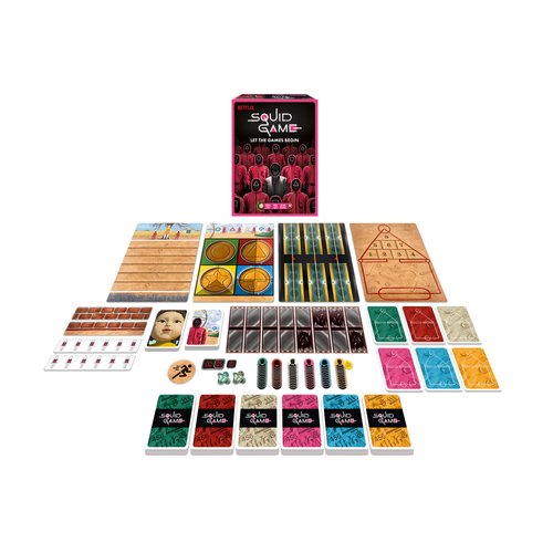 Squid Game The Board Game | Thrilling Survival Strategy Game for Adults and Teens Based on The Hit Netlix Series | Ages 16+ | 3-6 Players | Average Playtime 45 Minutes | Made by Mixlore
