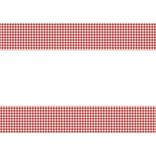 Red Gingham Rectangular Table Cover - 54" x 84" (1 Piece) - Stylish & Durable Material, Perfect for Parties, Picnics & Everyday Use