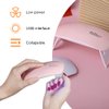 ZBJBinCH LED Nail Lamps for Gel Mini UV Light for Nails Portable LED Nail Lamp 6W Nail Dryer Gel Lamp for Women and Girls Manicure