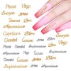 Zodiac Nail Charms, 3D Zodiac Nail Charms for Acrylic Nails, Alloy Twelve Constellation Zodiac Virgo Leo Aries Taurus Gemini Capricorn Charms for DIY Nail Art (A-48pcs)