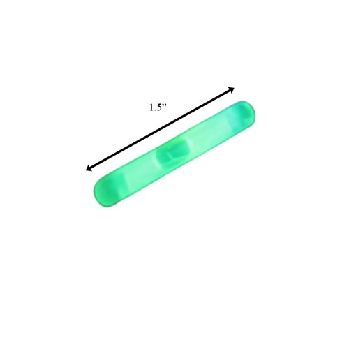 blinkee Glow Stick Refills for Night Golf - Eco-Friendly 1.5" Light Sticks, Perfectly Sized for Glow Golf Balls, Vibrant Green, Pack of 50