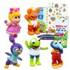Muppets Babies Cake Toppers - Bundle with 5 Pc Muppets Cake Topper Figures, Tattoos, Door Hanger for Kids | Muppets Birthday Party Supplies, Party Favors
