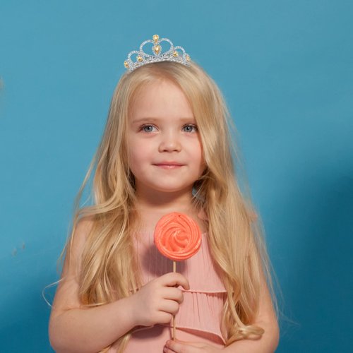Lovelyshop Yellow Gems Rhinestone Tiara, for Little Kid Big Kid Girl Prom Birthday Prinecess Party