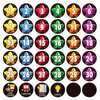 SICOHOME Line Up Spots for Classroom Floor Stickers for Classroom 36pcs Vinyl Line Up Dots 4" Removable Number Stickers for Class Decorations Kindergarten Preschool Back to School Teacher Supplies