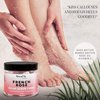 Body Scrub Exfoliator - 12oz FRENCH ROSE Sugar scrub cubes w/Mango Butter & Shea butter- Ultra Hydrating & Moisturizing - Natural & Organic for all body exfoliation- For hands, arms, legs & foot