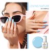 BLUESKY Blue Gel Polish- Pastel Baby Blue Gel Nail Polish Soak Off Gel Polish,UV/LED Lamp Cures, Long Lasting, Vegan, Nail Art,15ML DC108P/LOVING NATURE