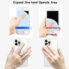 Cavdycidy Bling Metal Cute Butterfly Cell Phone Ring Holder 360°Rotation Finger Stand Kickstand Universal Compatible with All Smartphone(Diamond Blue)