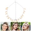 Beaupretty Shell Headband Head Chain Mermaid Cosplay Hair Band Wedding Bridal Bohemian Headband Beach Hair Accessories for Women (Silver)
