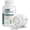 Bronson Zinc Triple Play 30 mg Triple Coverage Immune Support Zinc Supplement with Zinc Acetate, Picolinate & Orotate - Immune, Antioxidant & Skin Health Support - 100 Vegetarian Capsules