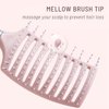 Tool in My Room Detangler brush - curved vented hair brush for detangling hair types such as wavy, wet, matted, curly hair. paddle brush for blow drying, cepillos para cabello