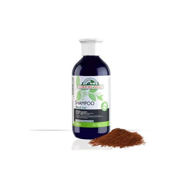 Corpore Sano Henna Shampoo for Black Hair-Certified Organic Growing- 10.1 Fl.oz./300ml