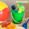 FUTUREPLUSX 56PCS Pool Party Favors, Beach Party Favors for Kids, Including Beach Balls Bulk, Sand Toys, Sunglasses, Summer for Supplies Birthday Party