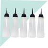 HONMEET 5pcs Plastic to Go Containers Lotion Container Plastic Dye Salon Accessories Hair Coloring Supplies Hair Color Applicator Shampoo Bottle Refillable Dye Container Dispenser Tool