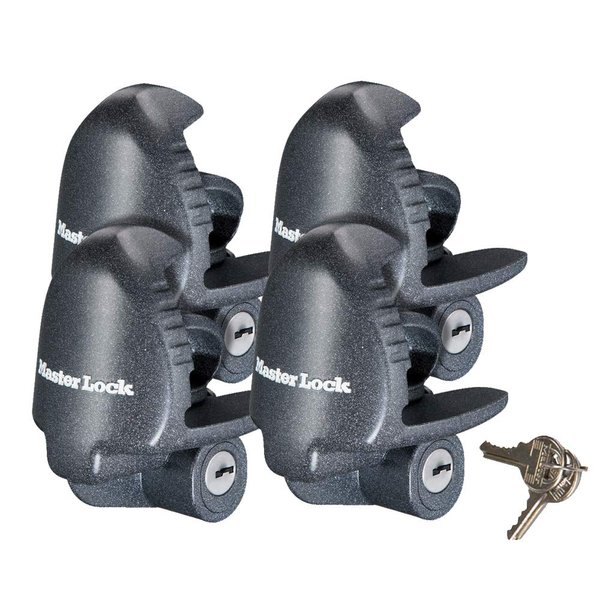Master Lock 379ATPY Universal Trailer Hitch Lock (4 Pack)