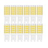 SumVibe G9 LED Bulb 5W, 40W G9 Halogen Bulb Replacement, 420LM, Daylight White 6000K, AC100V-240V, G9 Base Non-Dimmable Light Bulbs, 12-Pack