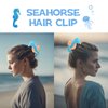 Seahorse Hair Claw Clips for Women, Unique Animal Hair Clips for Thick Hair, Elegant Hair Clips for Thin Hair Women Non Slip, Cute Acetate Ocean Hair Accessories Gifts for Women Girls