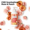 CND Scentsations Liquid Hand Wash, Vegan Moisturizing Deep Cleanser, Formulated with Glycerin & Jojoba Oil, PH Balanced Skin Protection, Rose & Peach, 13.2 fl. oz