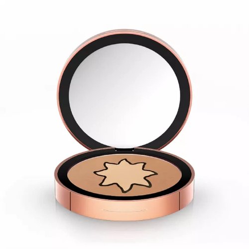 M. Asam MAGIC FINISH Satin Bronzer Gold & Hazel - Highly pigmented bronzer powder duo, make-up with skin-beautifying vitamin E, powder blush for an individual soft bronzing effect, 0.22 Oz