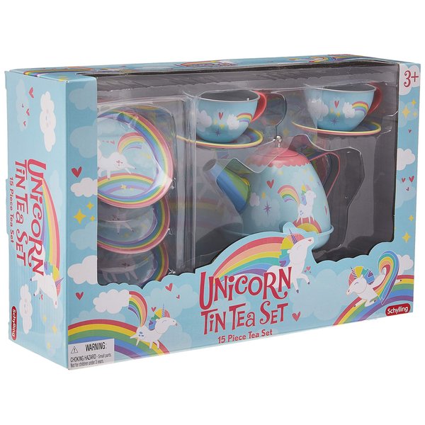 Schylling Schylling Unicorn Tin Tea set