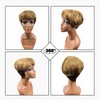 Short Human Hair Wigs Pixie Cut Wig for Black Women Short Wigs Human Hair Natural Color Pixie Wigs Wear and Go Glueless Full Machine Made Human Hair Wigs (4/27)