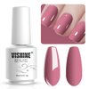 Vishine Gelpolish Professional Manicure Salon UV LED Soak Off Gel Nail Polish Varnish Color Palevioletred(1325)