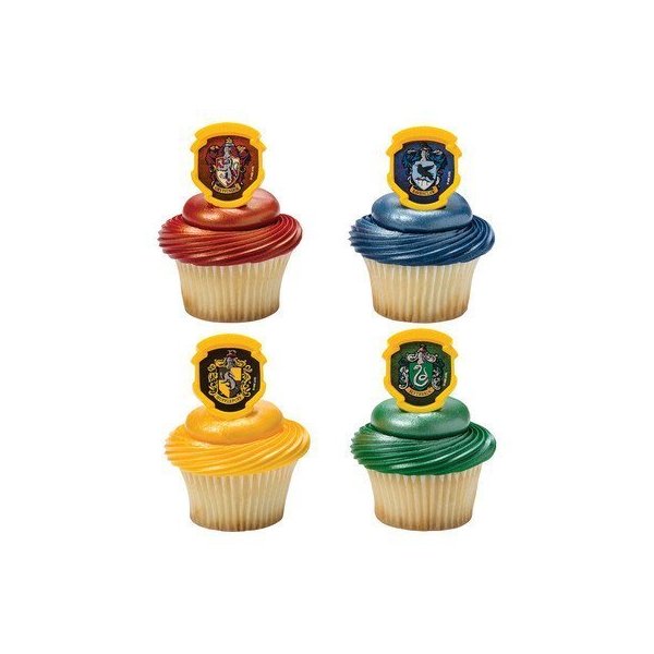 Harry Potter - Hogwarts Houses Cupcake Rings - 24 pc by DecoPac