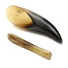 Jovivi Gua Sha Scraping Massage Tool,100% Hand Made Buffalo Horn GuaSha Board Acupuncture Massage Tools Chinese Scraper Tools Set, Pack of 2