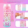 Decorate Your Own Water Bottle Kits Gifts for Girls Ages 4-6-8, DIY Mermaid Unicorn Water Bottle with Stickers, Fun Kids Arts & Crafts Toys - 4 5 6 7 8 Year Old Girls Birthday Christmas Gifts, 2-Pack