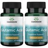 Swanson Amino Acid Glutamic Acid 500 Milligrams 60 Veg Capsules (Pack of 2)
