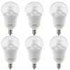 Sunlite 41699 LED A15 Appliance Clear Light Bulb, 6 Watts (40W Equivalent), 450 Lumens, Candelabra Base (E12), 90 CRI, Dimmable, ETL Listed, Ceiling Fan, Title-20 Compliant, 3000K Warm White, 6 Count