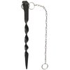 Monarch Rain Chains 15005, Black/Stainless Steel Powder Coated Iron Rain Chain Anchoring Stake, Bla