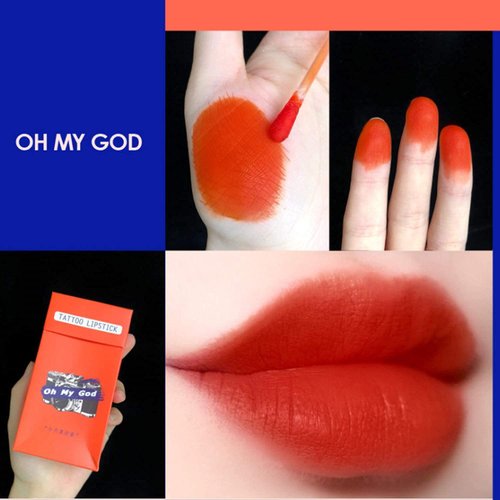 Tattοο Lipstick Swab Lip Tint, Fashion Orange Red