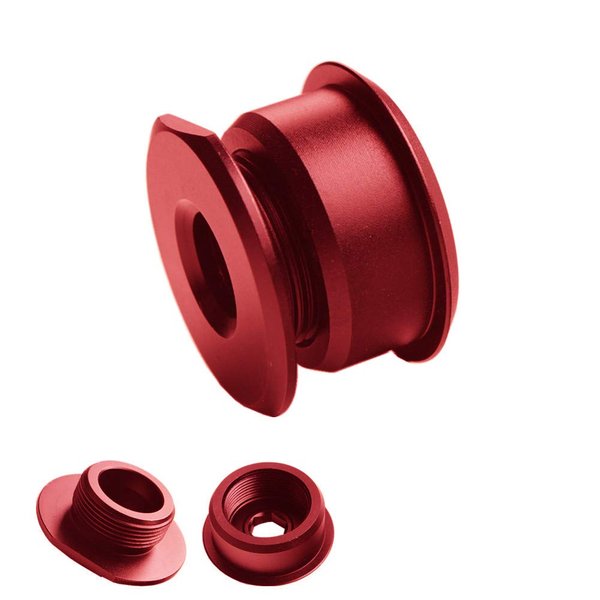 DEWHEL Red JDM Aluminum Manual Shift Cable Bushings Performance Upgrade For Ford FOCUS ST & RS 2013-Present 6 Speed Manual Transmissions