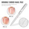 Donruby Nail Clipper Set, 15mm Wide Easy Press Lever Nail Clipper,Professional Fingernail Clipper and Toenail Clipper with Sharp Curved Blade and Nail File,Built for Men, Women,Seniors (Nickel Color)