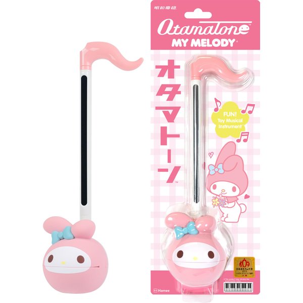 Otamatone Sanrio My Melody Electronic Portable Music Instrument/Synthesizer Toy from Japan by Maywa Denki (Officially Licensed Hello Kitty and Friends) [English Instructions]