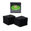 Perfect Stix Paper Cocktail Beverage Napkins, 2-Ply, Black (Pack of 100)