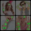 Konsait 12 Sheets Insect Tattoos Glow in the Dark Tattoos, Bugs Tattoos for Kids, Butterfly Bees Spider Tattoos Insect Party Favors, Bug Party Favors for Kids