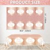 PIXHOTUL Rose Gold Tablecloths, Rose Gold Party Decorations 4Pcs Disposable Plastic Table Covers Rectangle Table Cloth for Girl Mom Women's Birthday Party