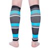 Doc Miller Calf Compression Sleeve Men and Women 20-30 mmHg, Shin Splint Compression Sleeve for Varicose Veins and Maternity 1 Pair ( Black Blue Gray White, Small)